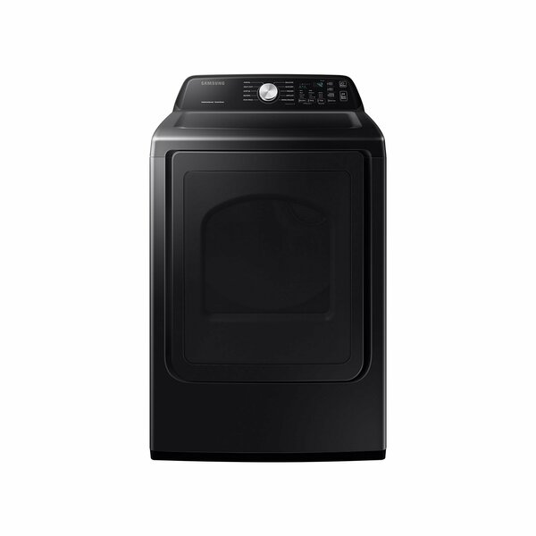 Almo 7.4 cu. ft. Large Capacity Gas Dryer with Sensor Dry and Smart Care in Brushed Black DVG45T3400V